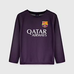 Лонгслив детский Barcelona FC: Violet, цвет: 3D-принт