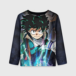 Детский лонгслив My Hero Academia синий свет