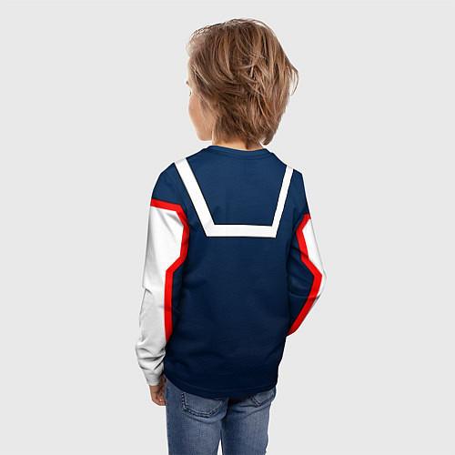 Детский лонгслив Моя геройская академия -КОСТЮМ / 3D-принт – фото 4