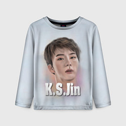 Лонгслив детский BTS K.S.Jin, цвет: 3D-принт