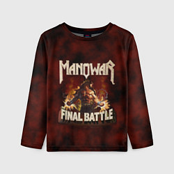 Лонгслив детский Manowar: Final Battle, цвет: 3D-принт