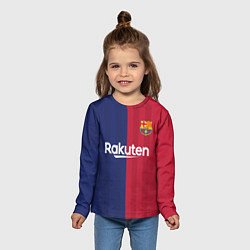 Лонгслив детский Messi home v3 19-20, цвет: 3D-принт — фото 2