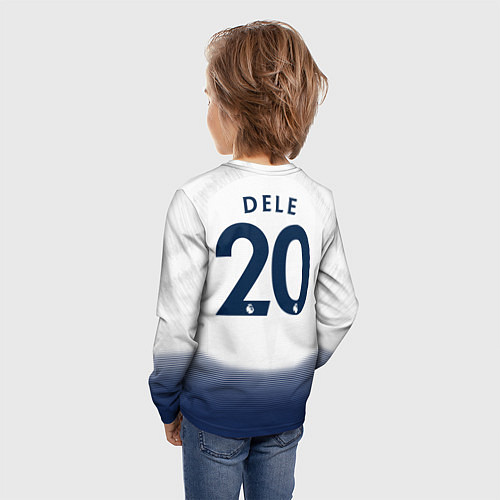 Детский лонгслив FC Tottenham: Dele Alli Home 18-19 / 3D-принт – фото 4