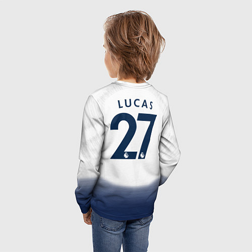 Детский лонгслив FC Tottenham: Lukas Home 18-19 / 3D-принт – фото 4