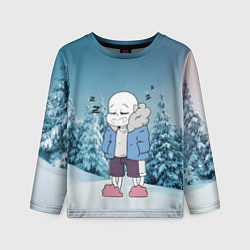 Лонгслив детский Sans Winter, цвет: 3D-принт