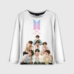 Лонгслив детский Take love BTS, цвет: 3D-принт