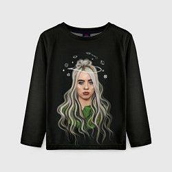 Лонгслив детский BILLIE EILISH, цвет: 3D-принт