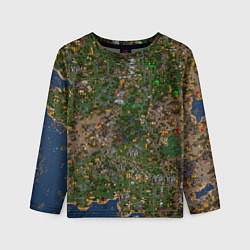 Детский лонгслив Карта в Heroes 3