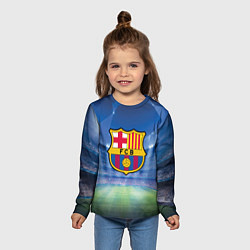 Лонгслив детский FC Barcelona, цвет: 3D-принт — фото 2