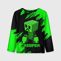 Лонгслив детский MINECRAFT CREEPER, цвет: 3D-принт