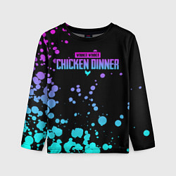 Лонгслив детский Chicken Dinner, цвет: 3D-принт