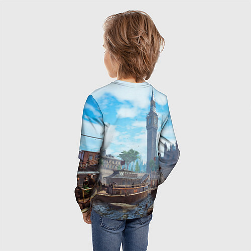 Детский лонгслив Assasin's creed / 3D-принт – фото 4