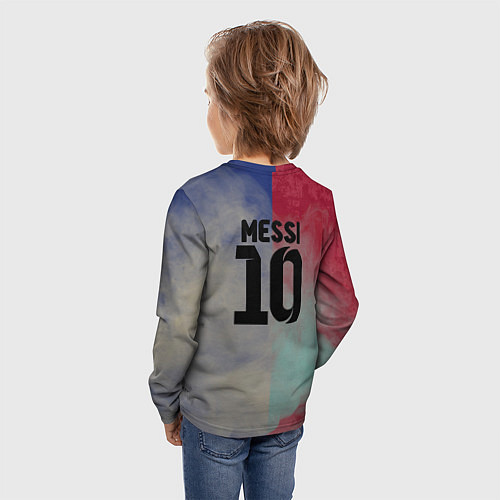 Детский лонгслив Messi / 3D-принт – фото 4