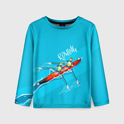 Лонгслив детский Rowers, цвет: 3D-принт