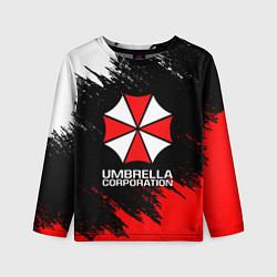 Лонгслив детский UMBRELLA CORP, цвет: 3D-принт