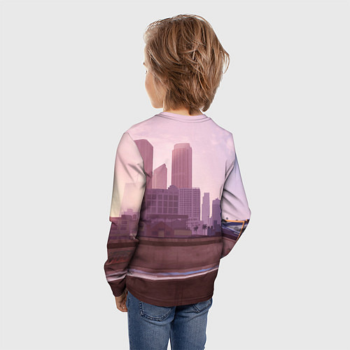 Детский лонгслив ROCKSTAR / 3D-принт – фото 4