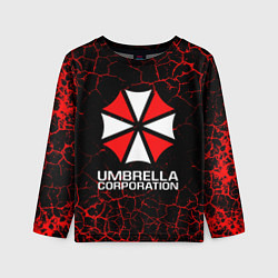 Лонгслив детский UMBRELLA CORPORATION, цвет: 3D-принт