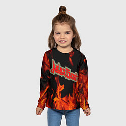 Лонгслив детский JUDAS PRIEST, цвет: 3D-принт — фото 2