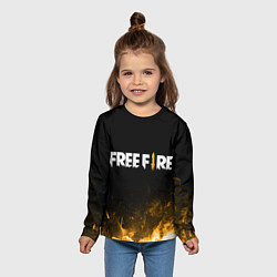 Лонгслив детский Free Fire, цвет: 3D-принт — фото 2