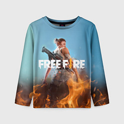 Лонгслив детский Free fire, цвет: 3D-принт