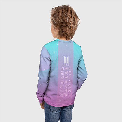 Детский лонгслив BTS / 3D-принт – фото 4