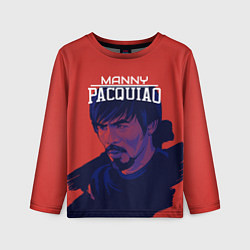 Лонгслив детский Manny Pacquiao, цвет: 3D-принт