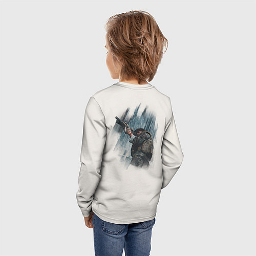 Детский лонгслив The Division 2 Military / 3D-принт – фото 4