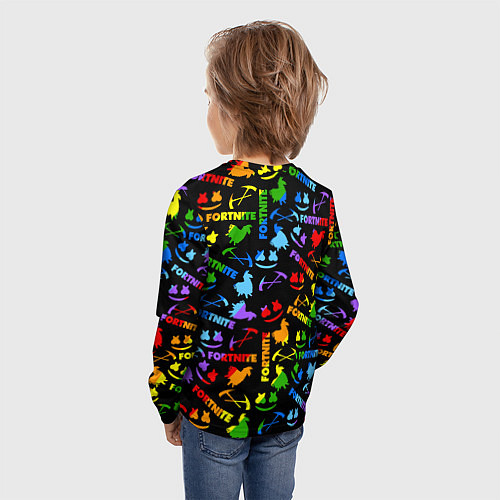 Детский лонгслив FORTNITE&MARSMELLO NEW SEASON / 3D-принт – фото 4