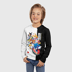 Лонгслив детский СОНИК, цвет: 3D-принт — фото 2