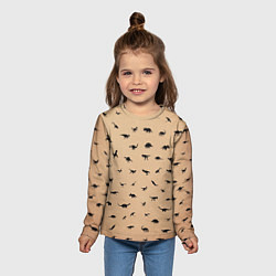 Лонгслив детский Dinoworld, цвет: 3D-принт — фото 2