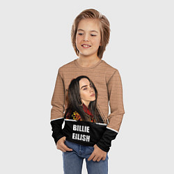 Лонгслив детский Billie Eilish, цвет: 3D-принт — фото 2