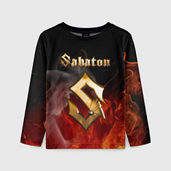 Лонгслив детский SABATON, цвет: 3D-принт