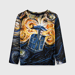 Детский лонгслив Van Gogh Tardis