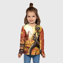 Лонгслив детский PUBG спина, цвет: 3D-принт — фото 2