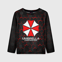 Лонгслив детский UMBRELLA CORP, цвет: 3D-принт