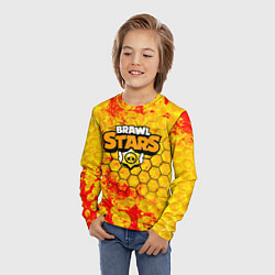 Лонгслив детский Brawl Stars, цвет: 3D-принт — фото 2