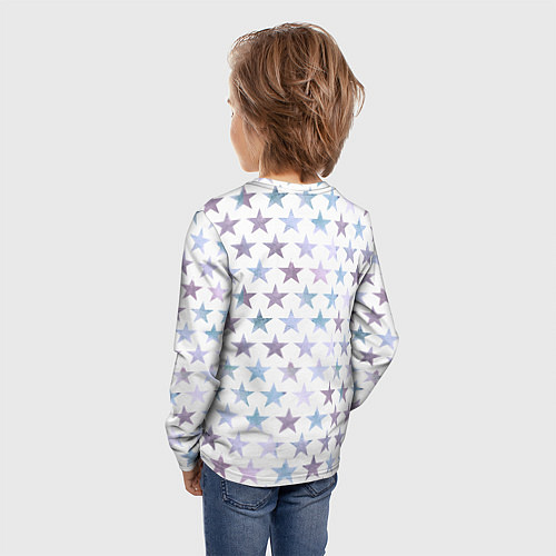 Детский лонгслив Gymnastics / 3D-принт – фото 4