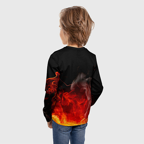 Детский лонгслив МЧС России / 3D-принт – фото 4