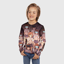 Лонгслив детский Railgun, цвет: 3D-принт — фото 2