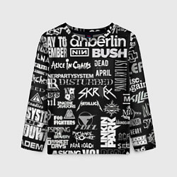 Детский лонгслив Рок группы