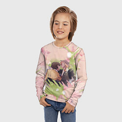 Лонгслив детский Дазай и Чуя, цвет: 3D-принт — фото 2