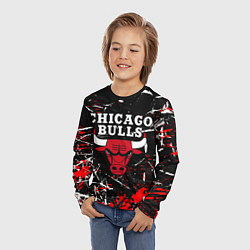 Лонгслив детский CHICAGO BULLS, цвет: 3D-принт — фото 2