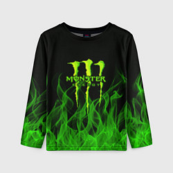 Лонгслив детский MONSTER ENERGY, цвет: 3D-принт