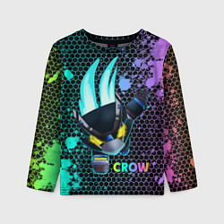 Детский лонгслив Brawl Stars CROW