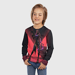 Лонгслив детский Lover of Reyna, цвет: 3D-принт — фото 2