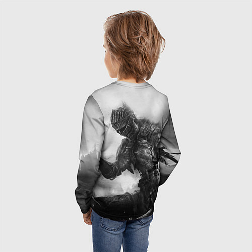 Детский лонгслив DARK SOULS / 3D-принт – фото 4