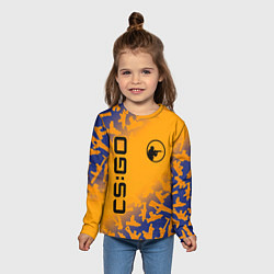 Лонгслив детский CS GO КС ГО, цвет: 3D-принт — фото 2