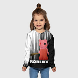 Лонгслив детский Roblox Piggy, цвет: 3D-принт — фото 2