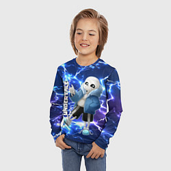 Лонгслив детский UNDERTALE АНДЕРТЕЙЛ, цвет: 3D-принт — фото 2