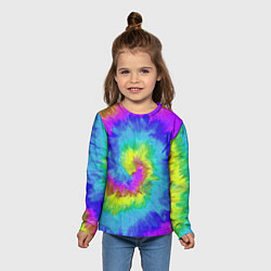 Лонгслив детский ХИППИ, цвет: 3D-принт — фото 2